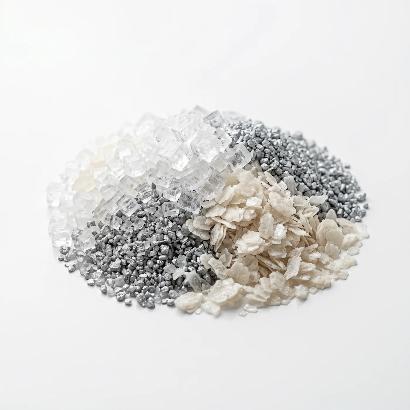 Calcium, magnesium and sodium mineral salt crystals used to carry BHB